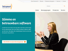 Tablet Screenshot of intramed.nl